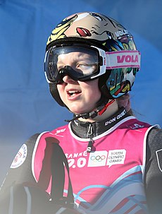 Rebeka Jančová v januári 2020 na Zimných olympijských hrách mládeže 2020