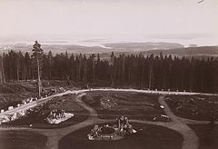 Holmenkollen, Udsigt fra Hotellet, 1892