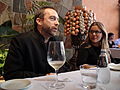 Almoço com Jimmy Wales.