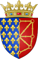 Herb Królestwa Francji + Herb Królestwa Nawarry