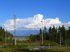 Bardufoss Airport, runway and approach lights