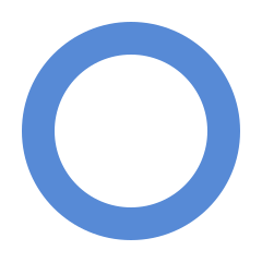 The blue circle symbol used to represent diabetes.