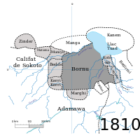 Imperi Bornu el 1810
