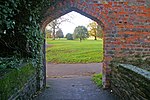 East Wall of Broomfield Park Including Attached Garden House and Stable Block