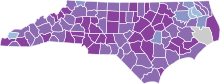 14-дневно разпространение на COVID-19 в Северна Каролина от County.svg