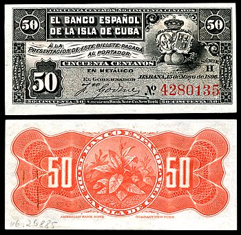 Wang kertas dua puluh centavo Cuba