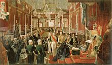 Coronation of Pedro I as 1st Emperor of Brazil Coroacao pedro I 001.jpg