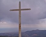 Vìsta da crôxe de Sàn Pê in Varatèlla con panoràmma in sce Lêua e O Borghétto (2).