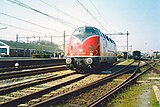 Diesellocomotief DB V 200 007 kwam met de Rheingold Express naar Hoorn op 2 april 1999. Foto: Rob Veninga.