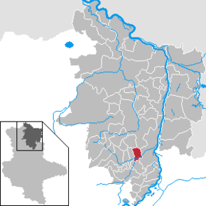 Location of Demker in Stendal district