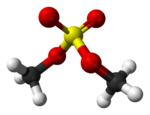 Struttura 3D del dimetilsolfato