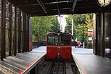 Railcar No. 2 in the upper terminus