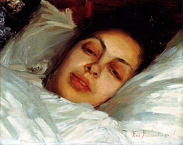 Rekonvalescent (Lisen Bonnier), 1890 I privat eje