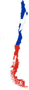 Current Chilean flag map