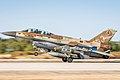 Startende F-16D Barak der 105. Staffel „Scorpion“ stationiert auf Ramat David