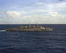 HMS London in 1981 HMS London D16 1982.jpeg