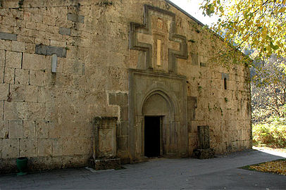 Façade occidentale du gavit.