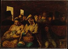 Ονορέ Ντωμιέ, Βαγόνι τρίτης θέσης, 1863-65, Μητροπολιτικό Μουσείο Τέχνης της Νέας Υόρκης