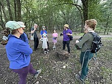 People gathering for the 2023 City Nature Challenge at Sugarloaf Ridge State Park, United States INaturalist Introduction & BioBlitz at Sugarloaf Ridge State Park - Sarah Stierch 07.jpg