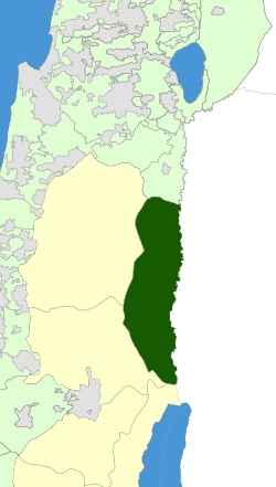 Карта Израиля - Региональный совет Бикат ха-Ярден Zoomin.svg