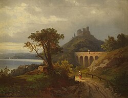 Итальянский пейзаж. Около 1859–1862