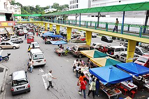 Jalan Segama in Kota Kinabalu, Sabah, Malaysia...