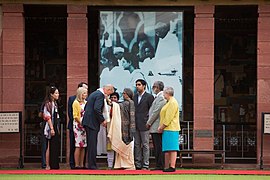 Ashley Biden, Jill Biden, Nancy Jo Powell and Tara Gandhi Bhattacharjee