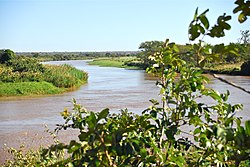 Maputojokea Mozambikissa.