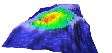 3D-моделювання підводної частини острова Маврикій