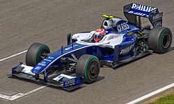 第5戦スペインGPでのFW31 中嶋一貴がドライブ