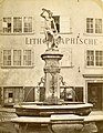 Neumarkt 1880 mit Jupiterbrunnen von 1750