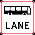 (R4-7) Bus Lane