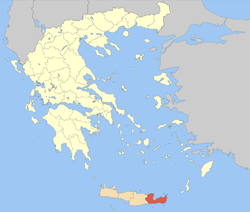 Lasithi within Greece