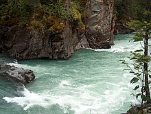 Rapids in Mount Robson Provincial Park Overlander Falls.JPG