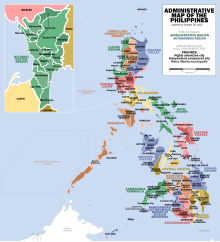 Административная карта Филиппин