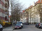 Blick in die Parsevalstraße von der Goethestraße