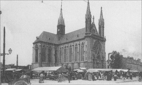 Vue depuis la place Saint-Thomas en 1912.