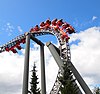 Tornado, dununge ing Särkänniemi ing Tampere, Pirkanmaa, Finlan