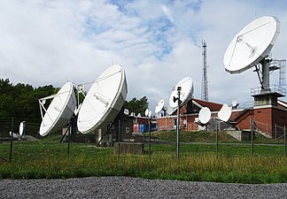 Swedish Space Corporations antennanläggning i Ågesta
