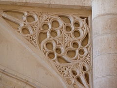 Interior de la iglesia, detalle