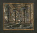 Image 15Set design for Act 4 of Aida, by Philippe Chaperon (restored by Adam Cuerden) (from Wikipedia:Featured pictures/Culture, entertainment, and lifestyle/Theatre)