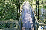 Edzell Suspension Bridge Over River North Esk