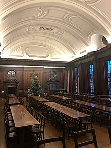 Hall Somerville College Oxford, Hall from High Table.jpg