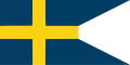 Svensk splitflag med 2 tunger (1562-1650)