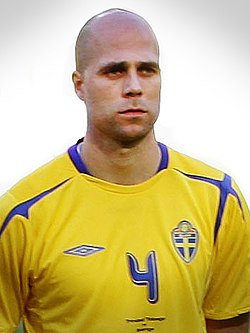Lučić a svéd válogatott tagjaként 2006-ban.