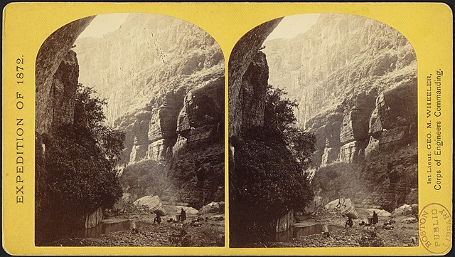 Cañon of Kanab Creek, 1872. Photographs of the American West, Boston Public Library