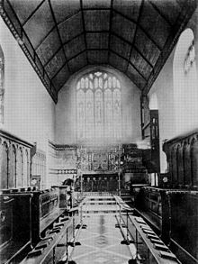 The Old Chapel in 1872 The Old Chapel, Queens' College, Cambridge.jpg