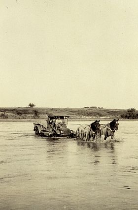 Gaz na rijeci Red kod mjesta Granite, Oklahoma početkom 20. vijeka