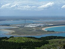 Tiwai Point Aluminium Smelter, opened in 1971 Tiwai Point Aluminium Smelter.jpg