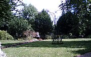 The Sensory garden at the end of Trowbridge Park